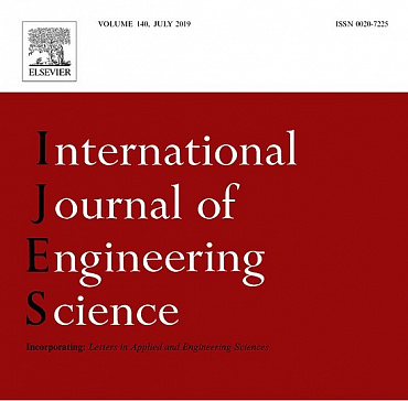 Article of the leading scientists in scientific journal “International Journal of Engineering Science”