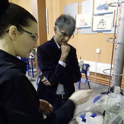 On March 03, the outstanding scientist, metallurgist, Professor of Cambridge University, Sir Garry Bhadeshia visited REC Mekhanobr Tekhnika on the invitation of the RAS Academician, Leonid Vaisberg