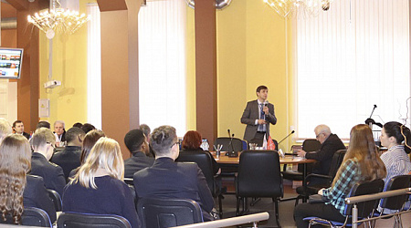 On March 6, 2018, the work of the School of Young Scientists continued at REC Mekhanobr Tekhnika