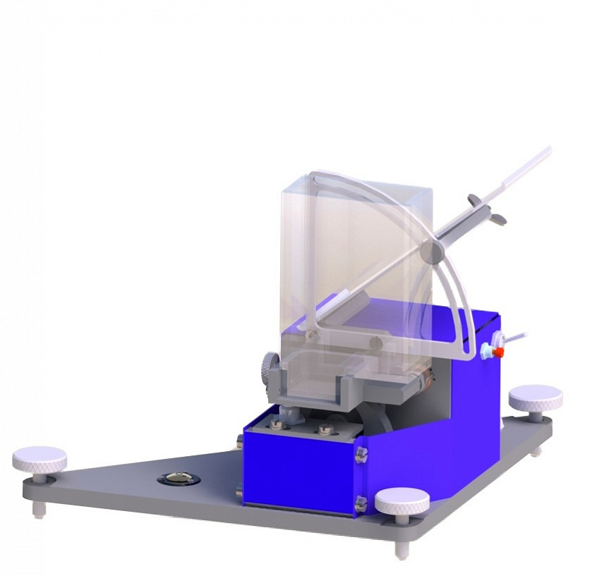 New laboratory device for  loose material natural slope measuring